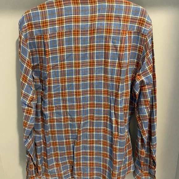 Scott Barber 100% Linen Button Down Shirt, size: L - Picture 3 of 3